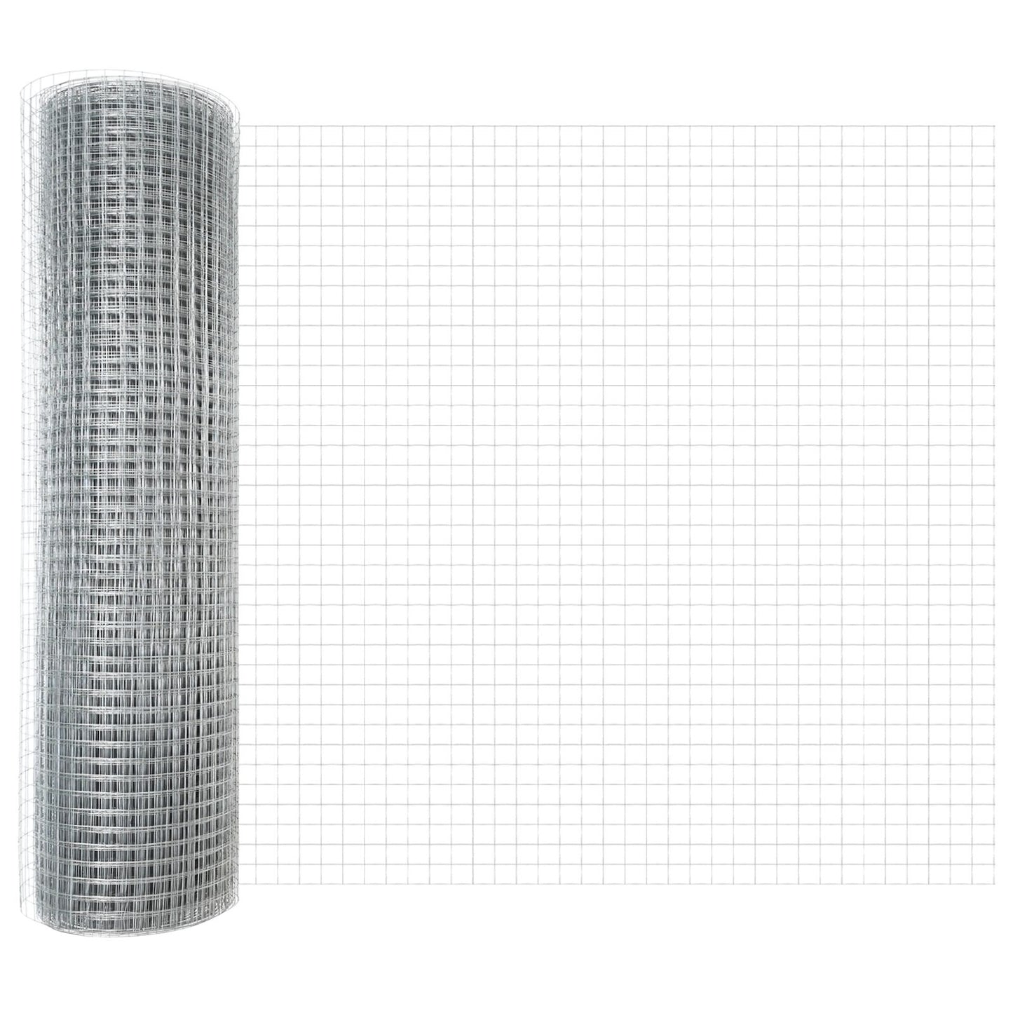 Zaunpfosten-Set Set aus 2 Verzinkter Stahl 10 x 0,5 m Langlebig