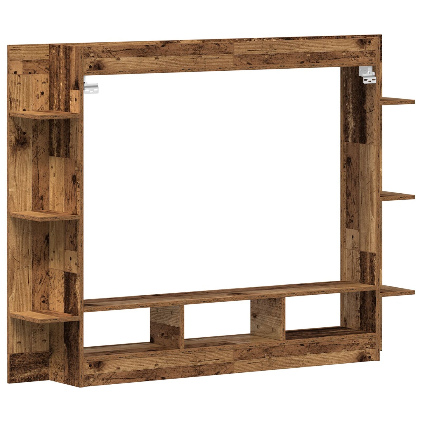 TV-Schrank Wandmontiert Altes Holz 152x22x113 cm