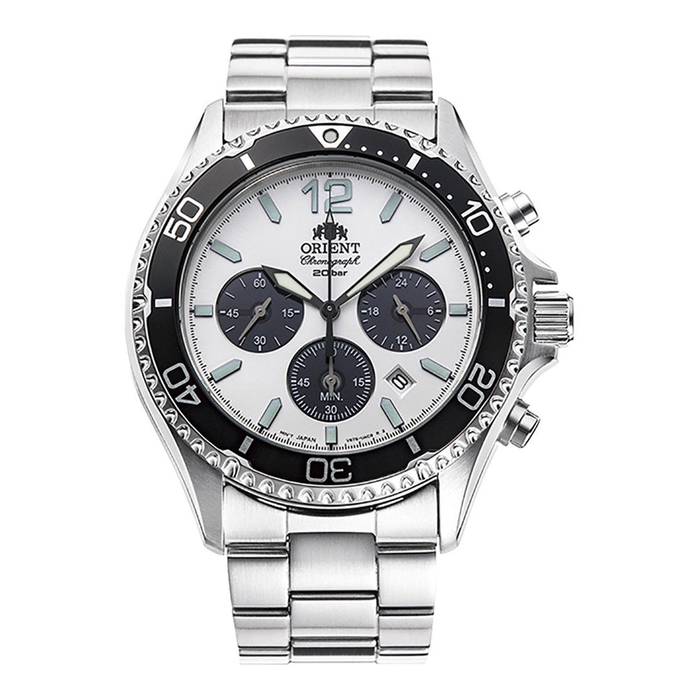 Orient Mako Solar Powered RA-TX0203S10B Herrenuhr Chronograph-0