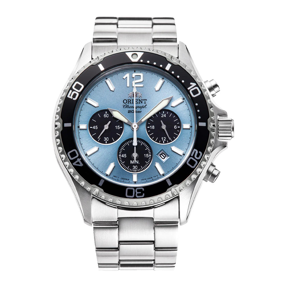 Orient Mako Solar Powered RA-TX0206L10B Herrenuhr Chronograph-0
