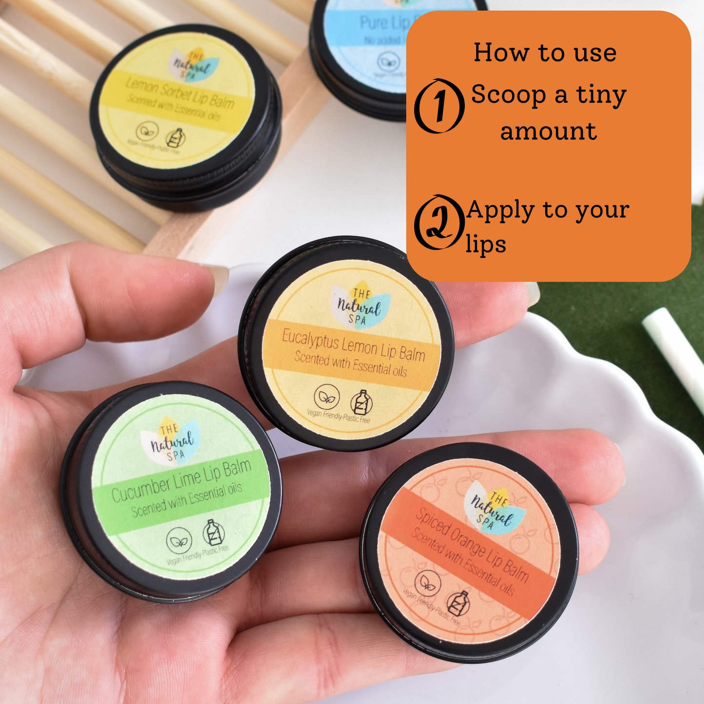 Spiced Orange All Natural Lip Balm-4