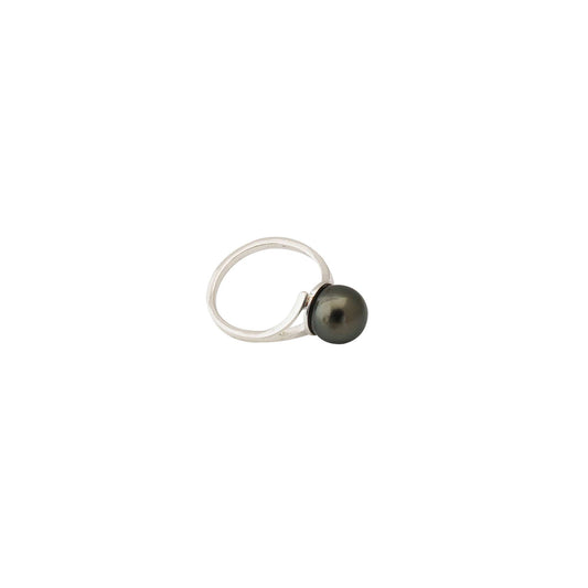 Tahitian Pearl 9.5-10.5 mm Size 7 Ring-1