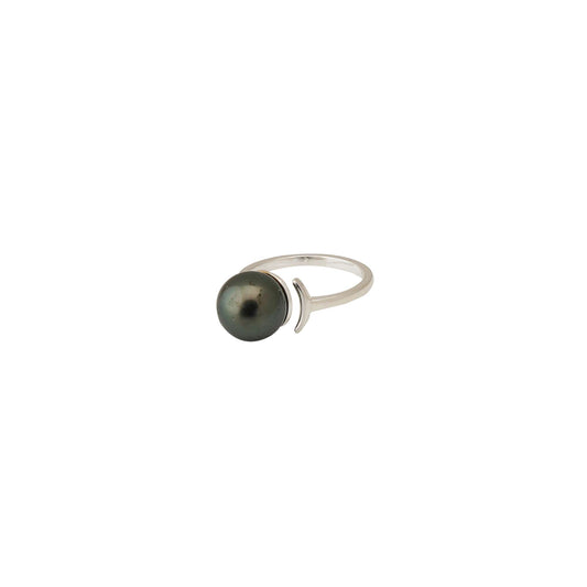 Tahitian Pearl 10.5-11.5 mm Size 7 Ring Adjustable-1
