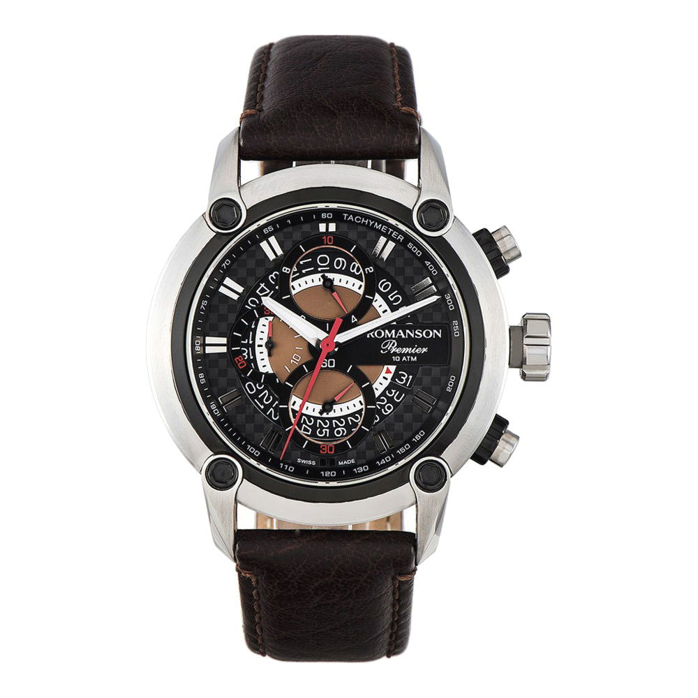 Romanson Premier PL2642HM1DA32W Herrenuhr Chronograph - Shopgalaxy.ch