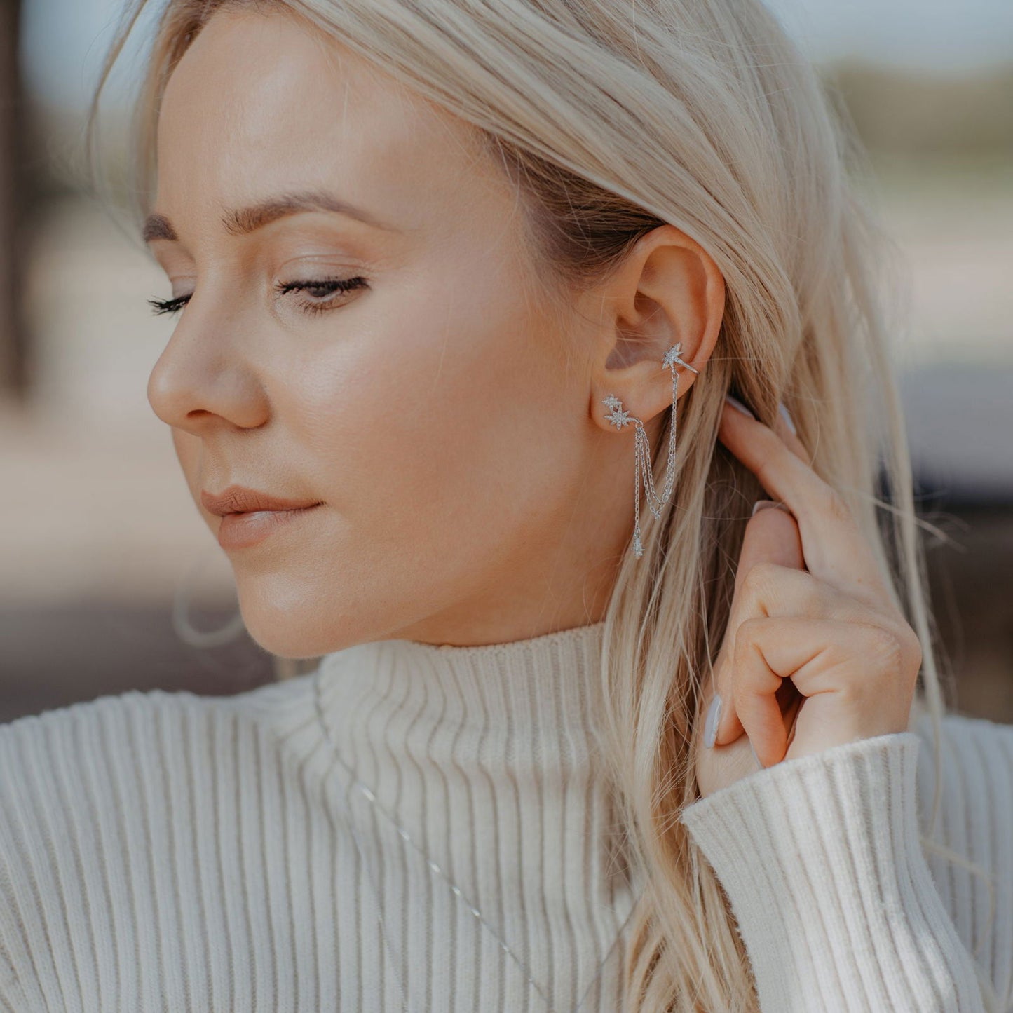 STELLATA Ohrring mit Earcuff - Shopgalaxy.ch