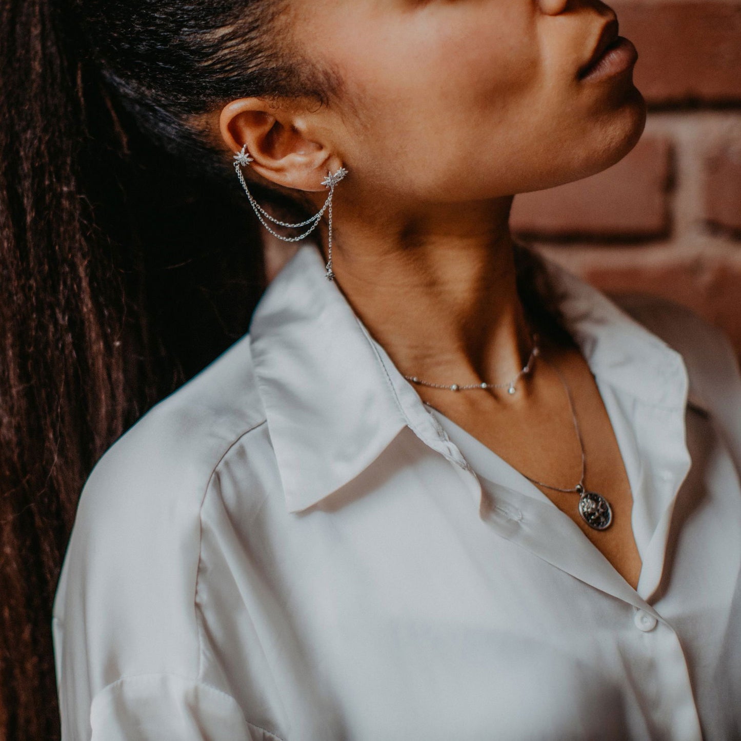 STELLATA Ohrring mit Earcuff - Shopgalaxy.ch