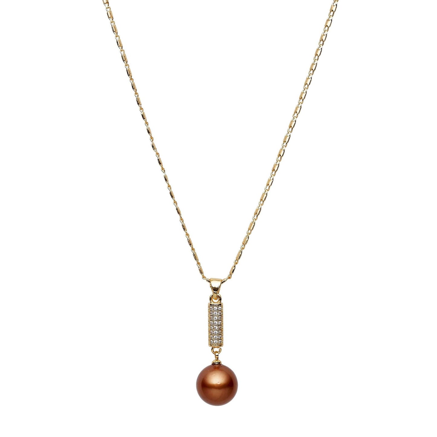 South Sea Bronze Pearls Berowra Pendant 12-13 mm AAA - Shopgalaxy.ch