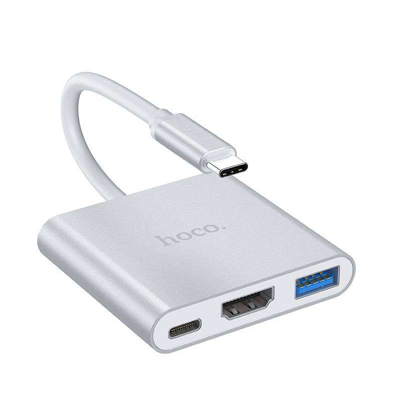Type-C adapter(Type-C to USB3.0+HDTV+PD) HB14 Easy Use - Shopgalaxy