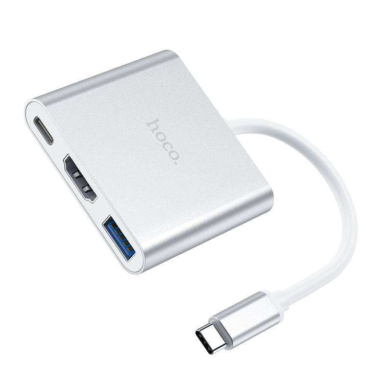 Type-C adapter(Type-C to USB3.0+HDTV+PD) HB14 Easy Use - Shopgalaxy