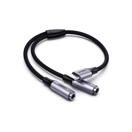 USB 2.0 Type C Jack Converter Black 25cm - Shopgalaxy.ch