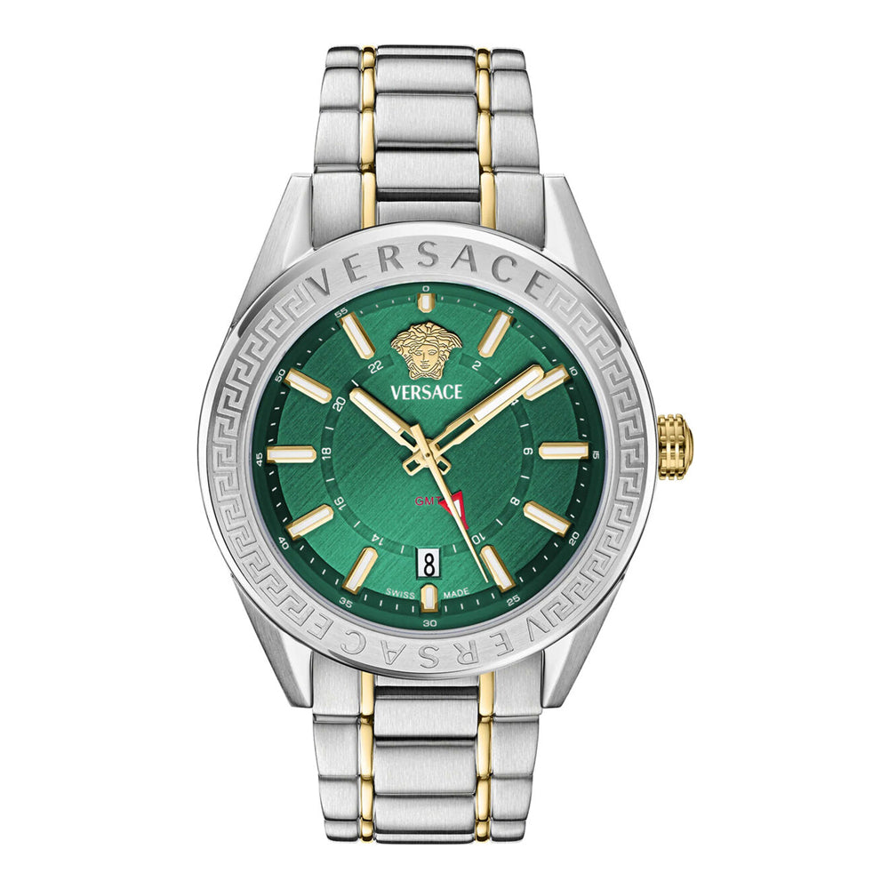 Versace VEAFA0524 V-Code GMT Herrenuhr-0