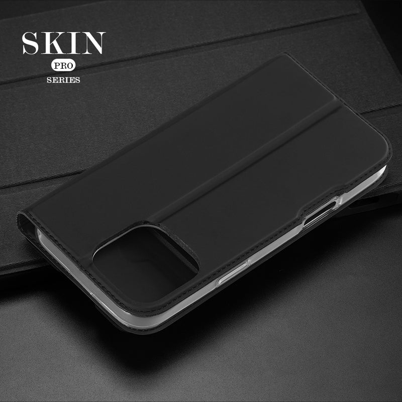 iPhone 16 Pro Magnetische Horizontal Flip Leder TPU + PU Hülle