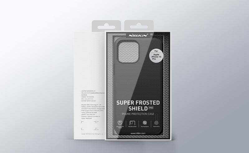 Super Frosted Shield Pro für iPhone 13 Pro 6.1" Schwarz / Hybrid Hülle