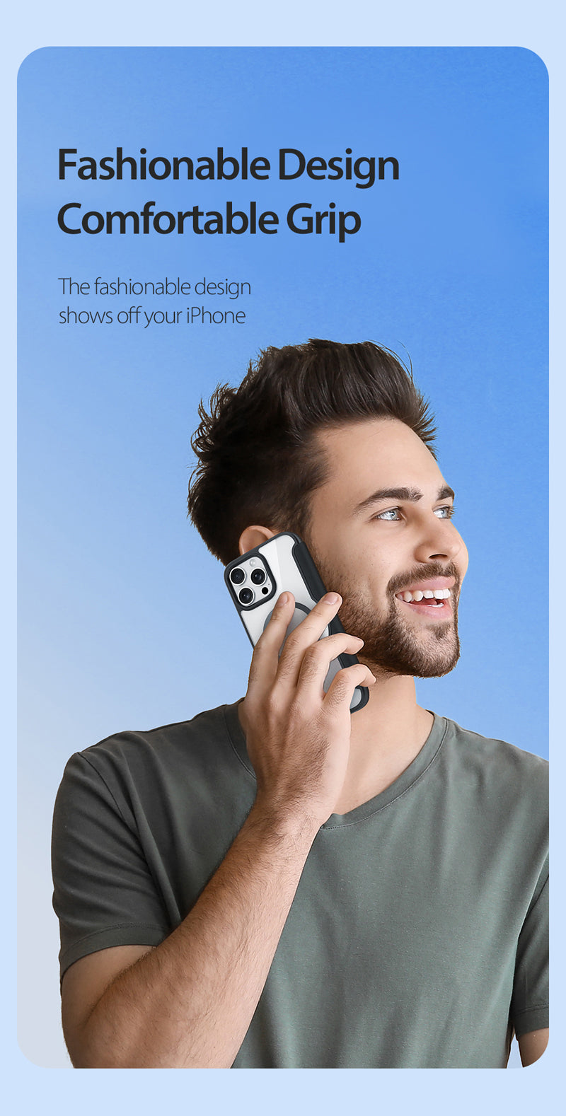 iPhone 16 Pro Magnetische Flip Lederhülle