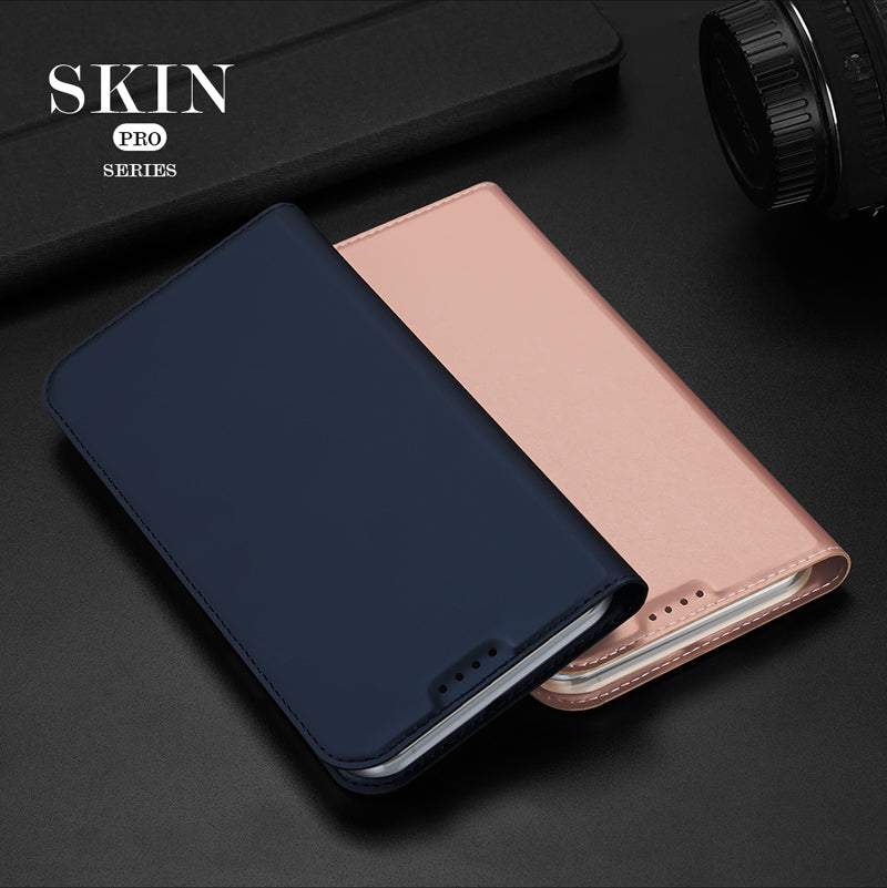 iPhone 16 Magnetische Flip Lederhülle