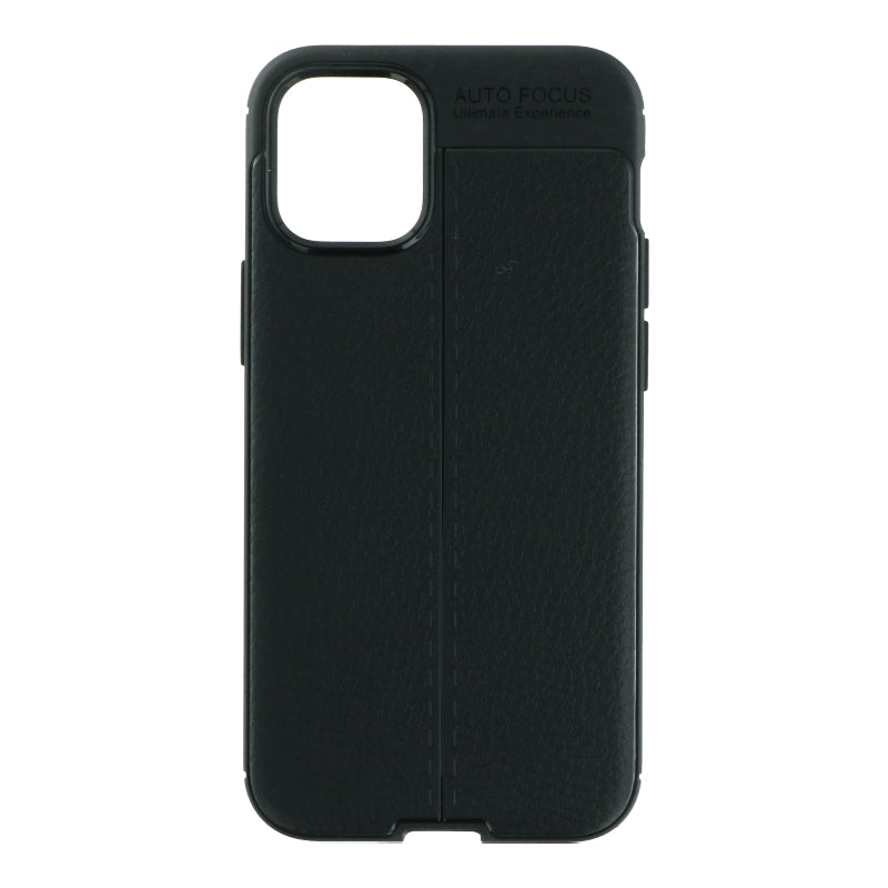 iPhone 12 Mini Litchi Texture TPU Hülle Schwarz - Shopgalaxy