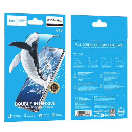 iPhone 16 Pro Displayschutz Shield full screen tempered glass - Shopgalaxy.ch