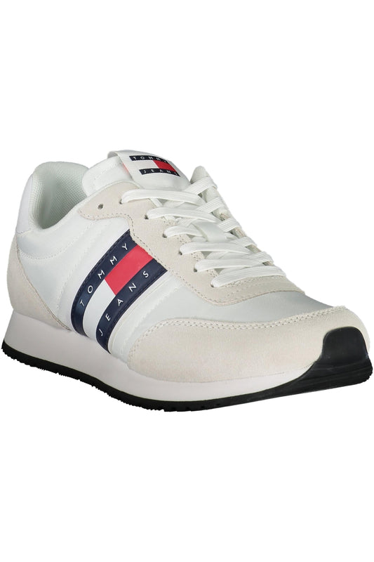 TOMMY HILFIGER MEN'S WHITE SPORTS SHOES-1