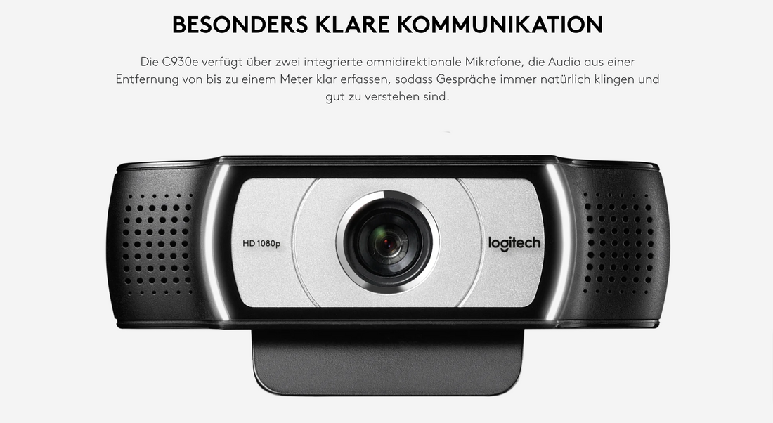 Logitech C930e Webcam: Hochwertige Lösung für Geschäftsanwendungen Shopgalaxy