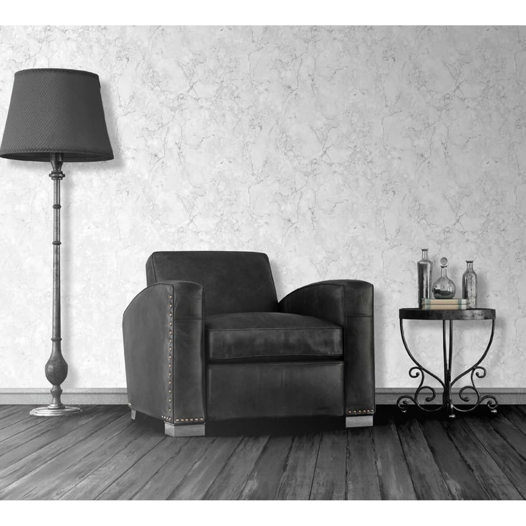 Tapete Marmor-Optik Grau