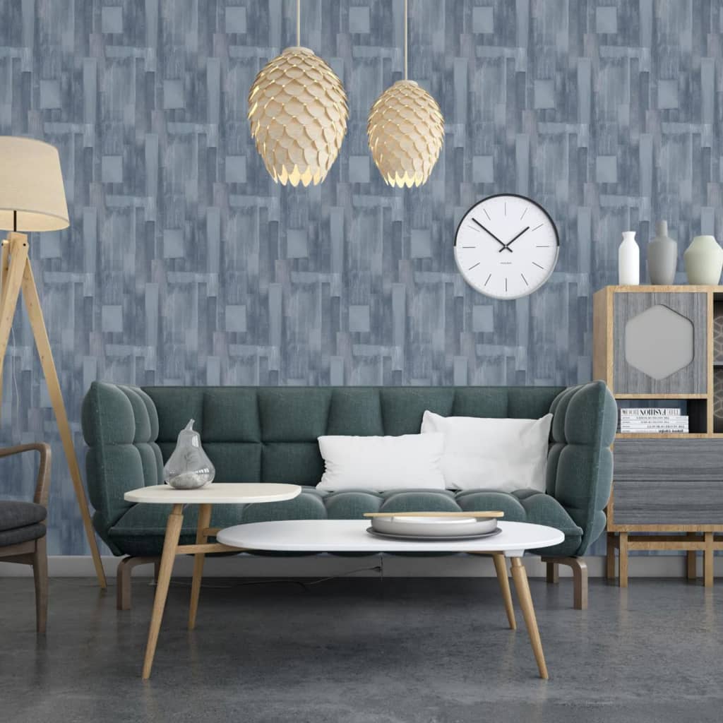 Tapete Wood Grau