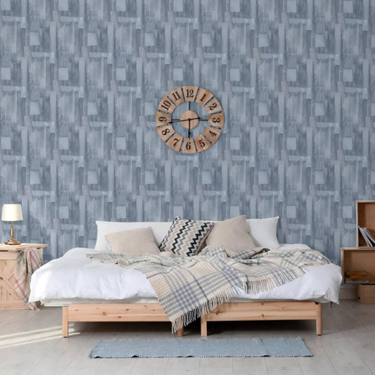 Tapete Wood Grau