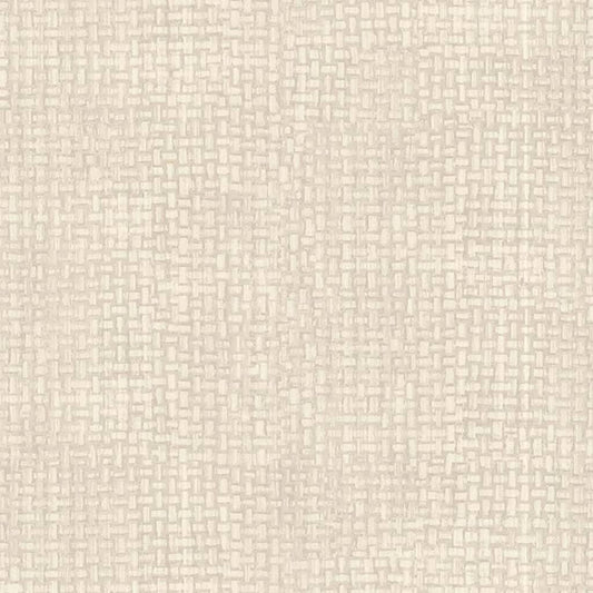 couleurs & matières Tapete Wicker Natural Beige und Cremeweiß