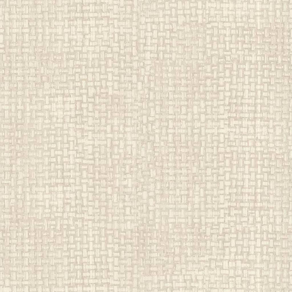 couleurs & matières Tapete Wicker Natural Beige und Cremeweiß