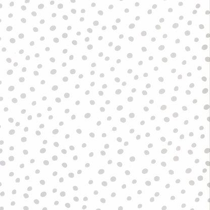 Fabulous World Tapete Dots Weiß und Grau 67106-1