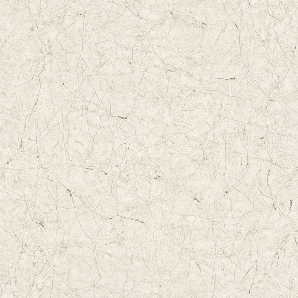 Vintage Deluxe Tapete Stucco Crackle Grau und Weiß