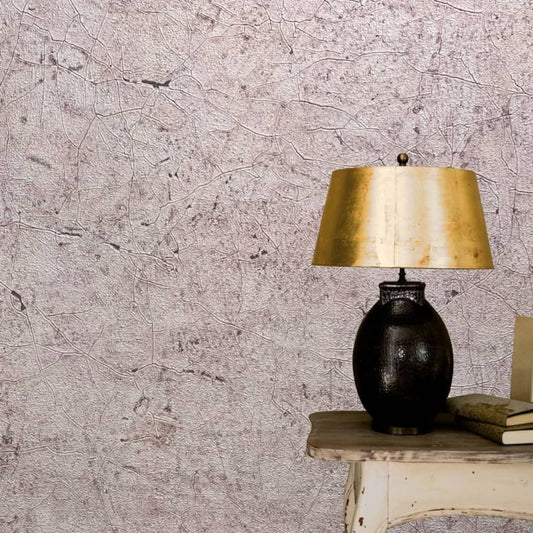 Vintage Deluxe Tapete Stucco Crackle Braun