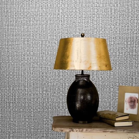 Vintage Deluxe Tapete Course Fabric Look Grau