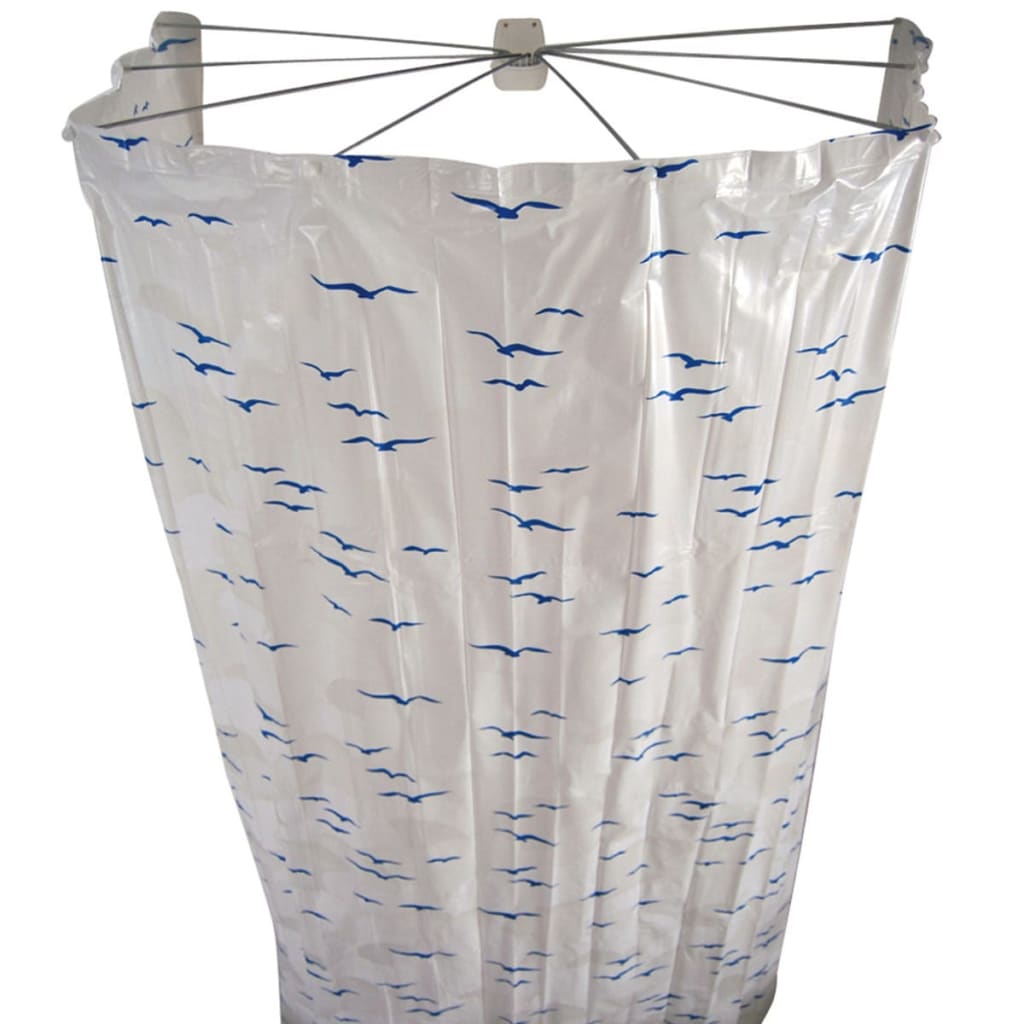 Sammenklappelig brusekabine Ombrella 200 cm Blå 58203