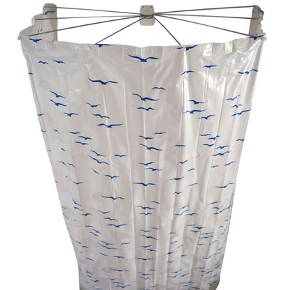 Sammenklappelig brusekabine Ombrella 200 cm Blå 58203