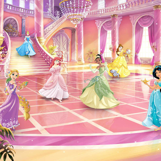 Fototapete Glitze Party Princess 368x254 cm Rosa