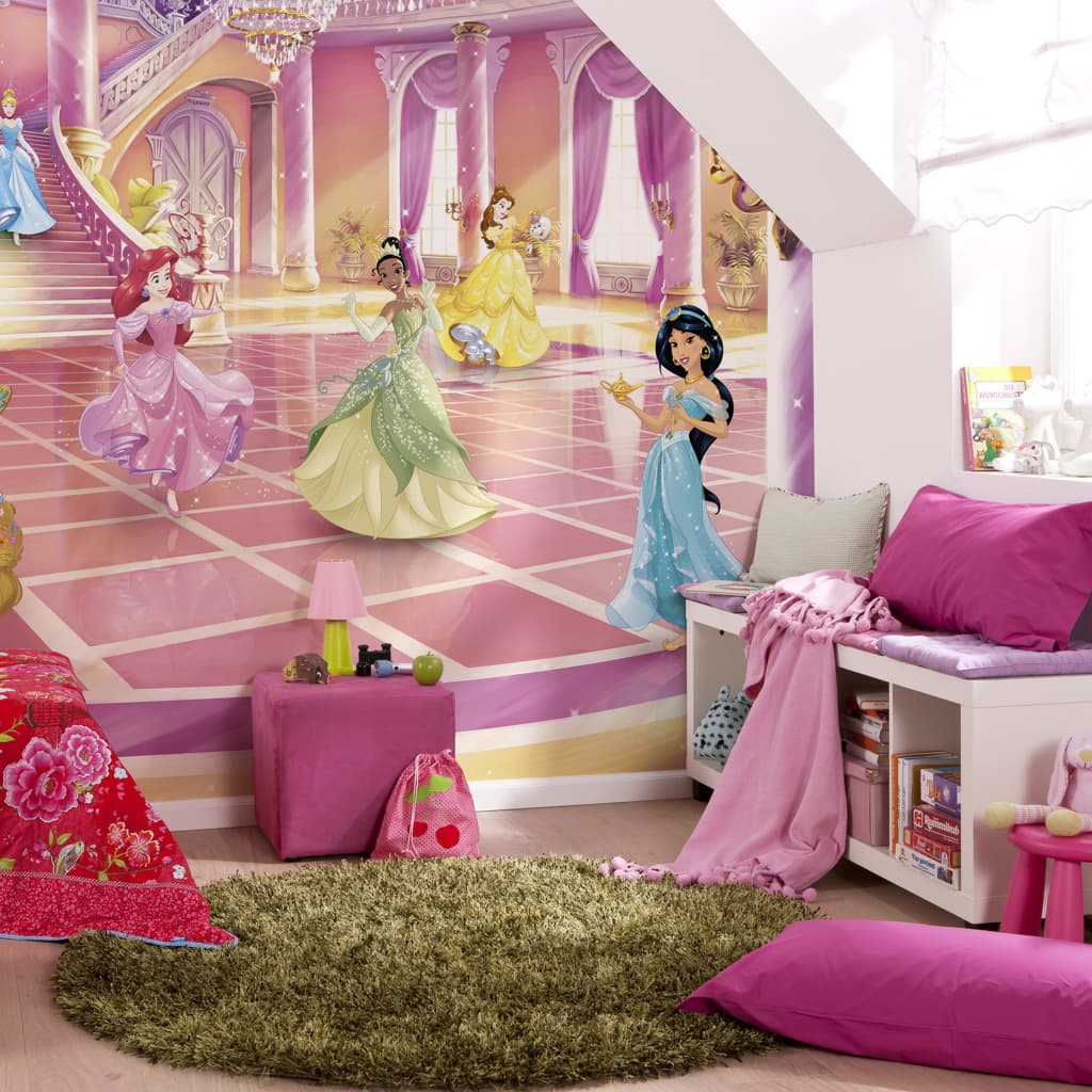 Fototapete Glitze Party Princess 368x254 cm Rosa