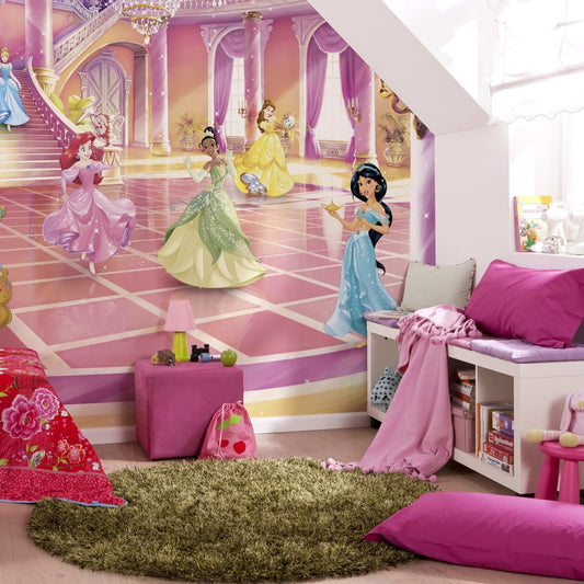 Fototapete Glitze Party Princess 368x254 cm Rosa