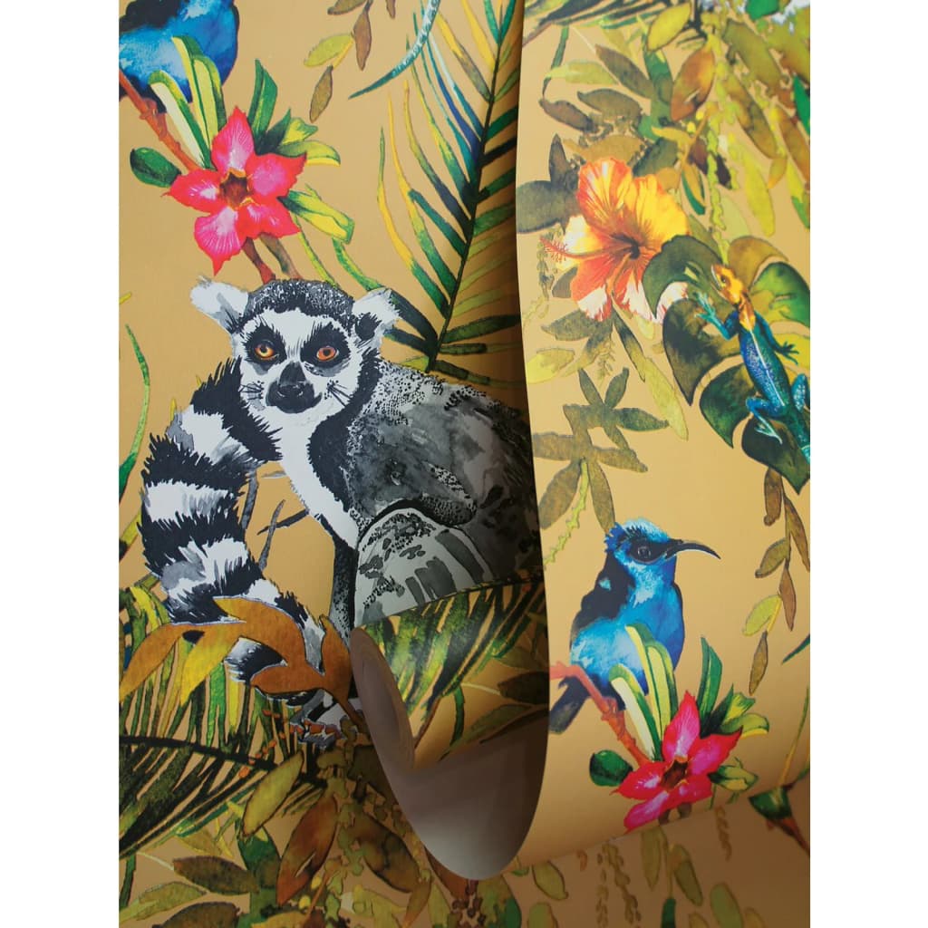 Tapete Lemur Ocker