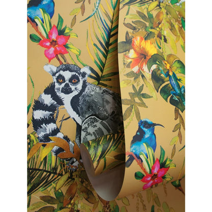 Tapete Lemur Ocker