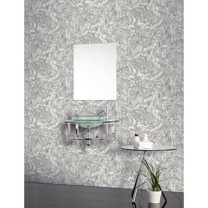 Tapete Liquid Marble Grau
