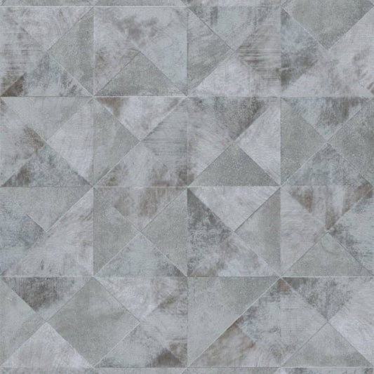 Topchic Tapete Graphic Shapes Facet Metallic-Grau