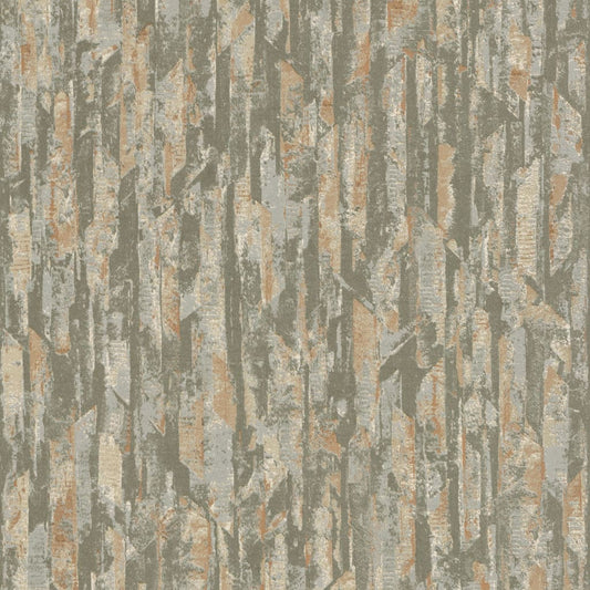 Tapete Phoenix Grün und Beige