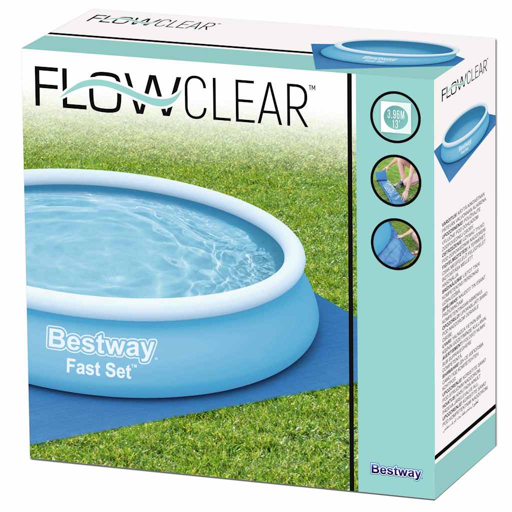 Pool-Bodenplane Flowclear 396×396 cm