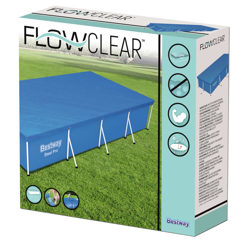 Poolabdeckung Flowclear 400x211 cm