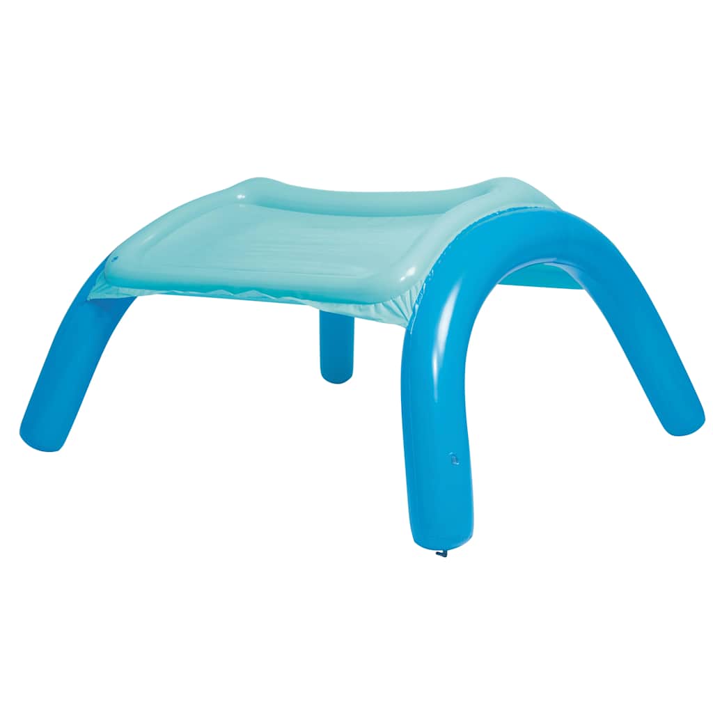 Spielbecken mit Vordach Blau 140 x 140 x 114 cm 52192