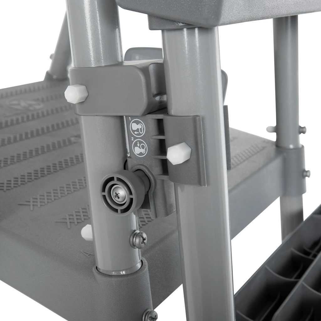 Flowclear 4-stufige Sicherheitsleiter 122 cm