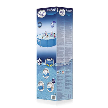 Swimmingpool Steel Pro Rahmen 366 x 76 cm