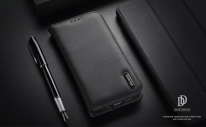 iPhone 16 Pro Max Flip Lederhülle Schwarz