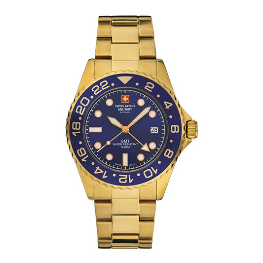 Swiss Alpine Military GMT 7052.1115SAM Herrenuhr-0