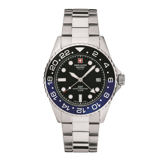 Swiss Alpine Military GMT 7052.1132SAM Herrenuhr-0